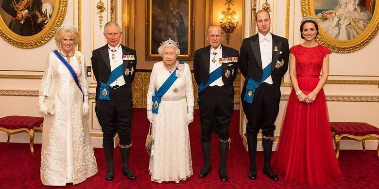 Keluarga kerajaan Inggris.