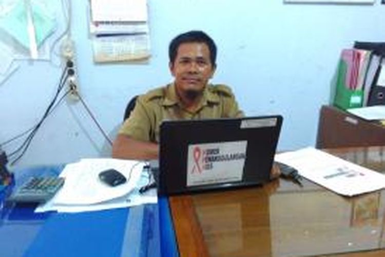 Agus Anang, Pengelola Program Komisi Penanggulangan AIDS (KPA) Kabupaten Temanggung, Jawa Tengah.