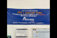 Per 1 Januari 2025, Beli Tiket Kereta Hanya Bisa via Aplikasi dan Kanal "Online", Ini Kata KAI