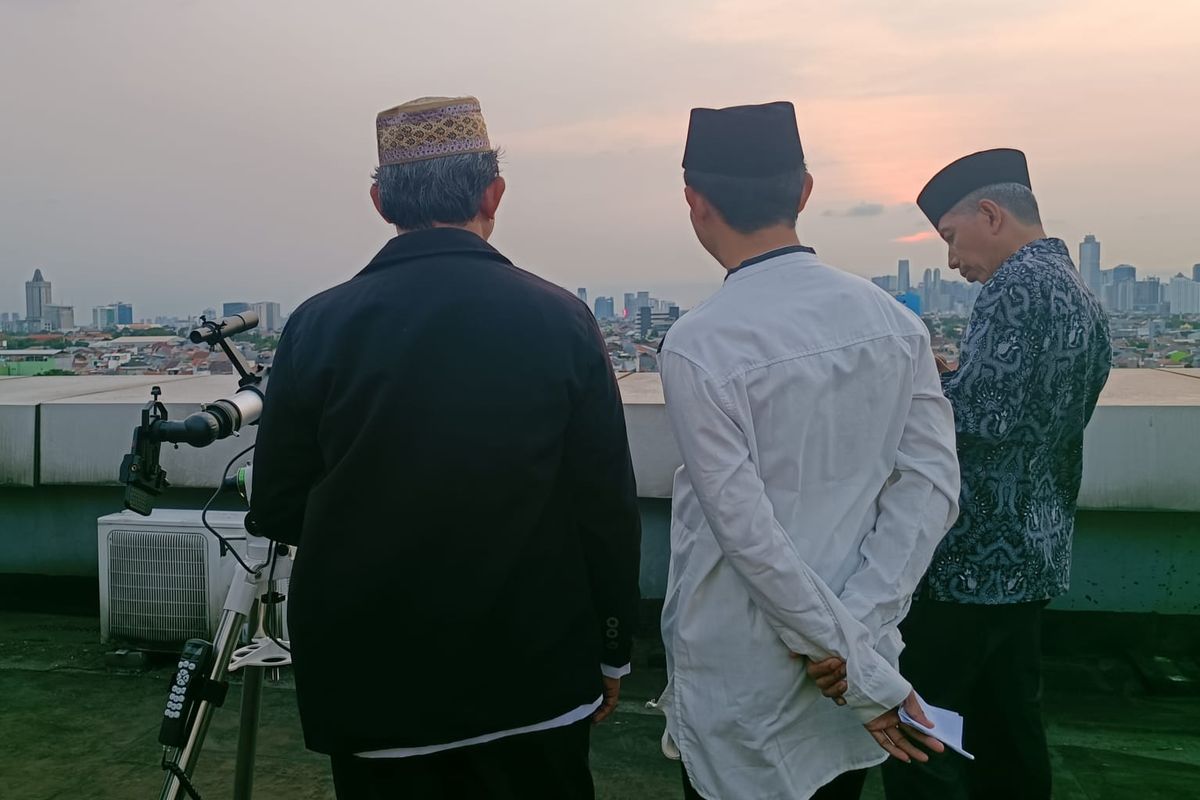 Kantor Wilayah Kementerian Agama (Kanwil Kemenag) DKI Jakarta, Jakarta Timur, merupakan salah satu titik pemantauan hilal awal Ramadhan 1444 Hijriah/2023 Masehi, Rabu (22/3/2023).