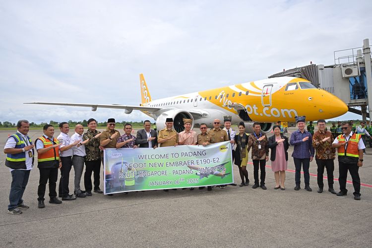 Kini Ada Penerbangan Langsung Padang-Singapura dari Bandara Minangkabau