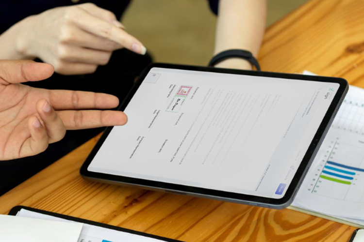 Ilustrasi tanda tangan digital.