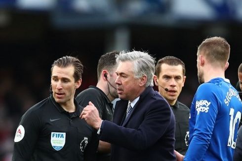 Everton Vs Liverpool, Tim Ancelotti Dekat dengan Kemenangan, tetapi...