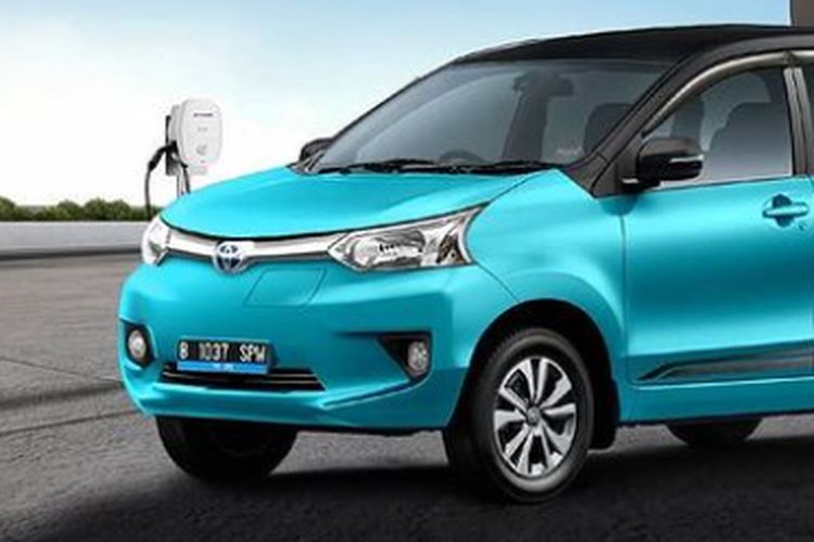 Screen capture modifikasi digital Toyota Avanza EV