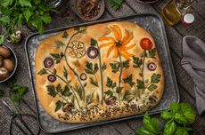 Resep Roti Rosemary Focaccia, Tanpa Ulen