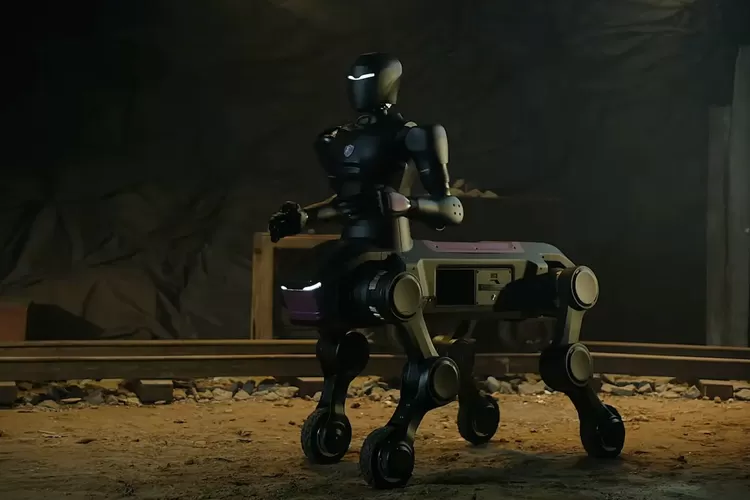 China Pamer Robot Tangguh Berkaki Empat, Bisa Bawa Beban 210 Kilogram