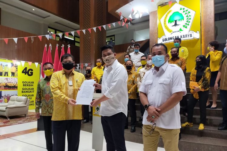 Ketua Umum Golkar Airlangga Hartarto berharap Kota Medan semakin baik  dan semakin sejahtera pada kepemimpinan Bobby nasution dan Aulia Rahman.