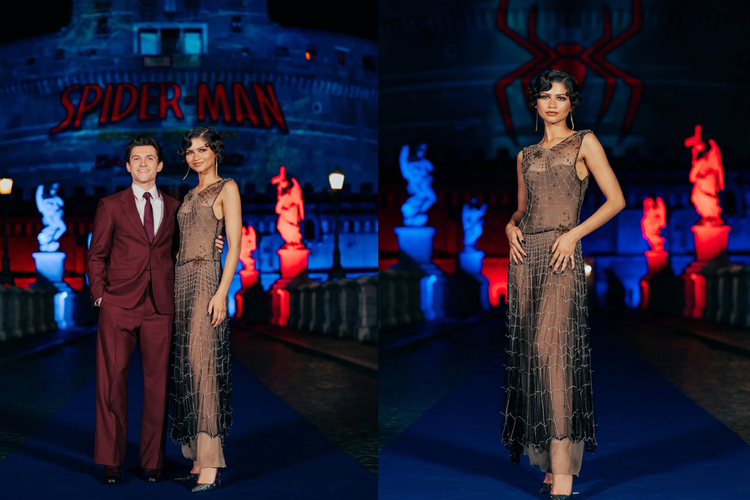 Zendaya Kenakan Gaun Vintage Giorgio Armani Berusia 35 Tahun, Intip Detailnya
