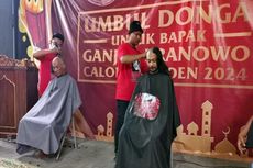 Rayakan Ganjar Jadi Capres PDI-P, Ipung Cukur Gundul Rambut Panjangnya yang Dirawat 3,5 Tahun