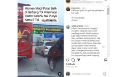 Viral, Video Mobil Putar Balik di Gerbang Tol Polanharjo Klaten, Ini Penjelasan Pengelola