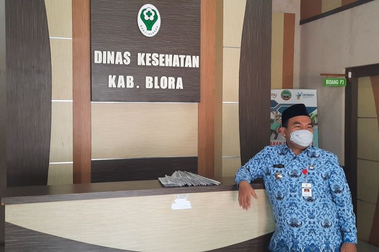 Bupati Blora, Arief Rohman melakukan sidak di Kantor Dinas Kesehatan Kabupaten Blora, Senin (17/5/2021)