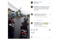 Video Viral, WNA Kesal Klub Harley Dikawal Polisi Terobos Lampu Merah