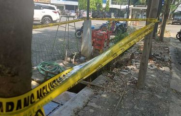 Lokasi penemuan mayat dengan luka senjata tajam di PRPP, Kota Semarang, Jawa Tengah