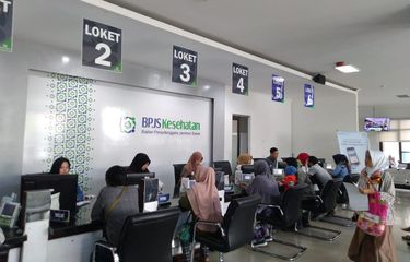 Suasana pelayanan di Kantor BPJS Kesehatan Cabang Utama Samarinda Jalan Wahab Syahranie, Rabu (4/9/2019).