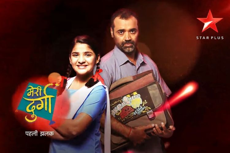 Vicky Ahuja dan Srishti Jain dalam sinetron Meri Durga, tayang di ANTV.