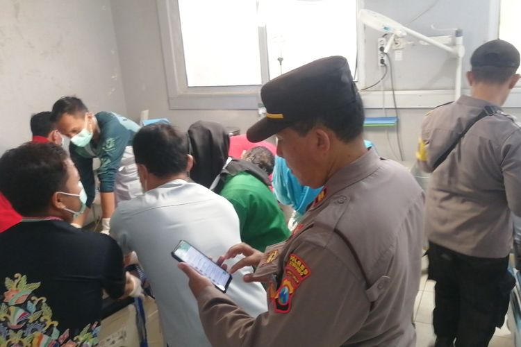 Kondisi korban penganiayaan berat ketika dilarikan ke Rumah Sakit Abdoer Rahem Situbondo.