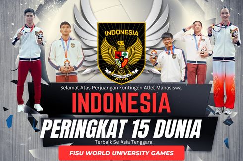 Tim Indonesia Peringkat 15 Dunia di FISU World University Games