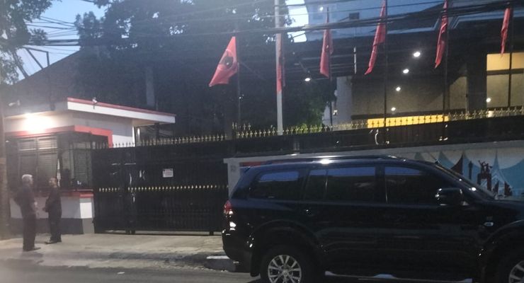 Kantor DPP PDI-P Tampak Sepi Pasca-Putusan MK yang Tolak Gugatan Ganjar-Mahfud