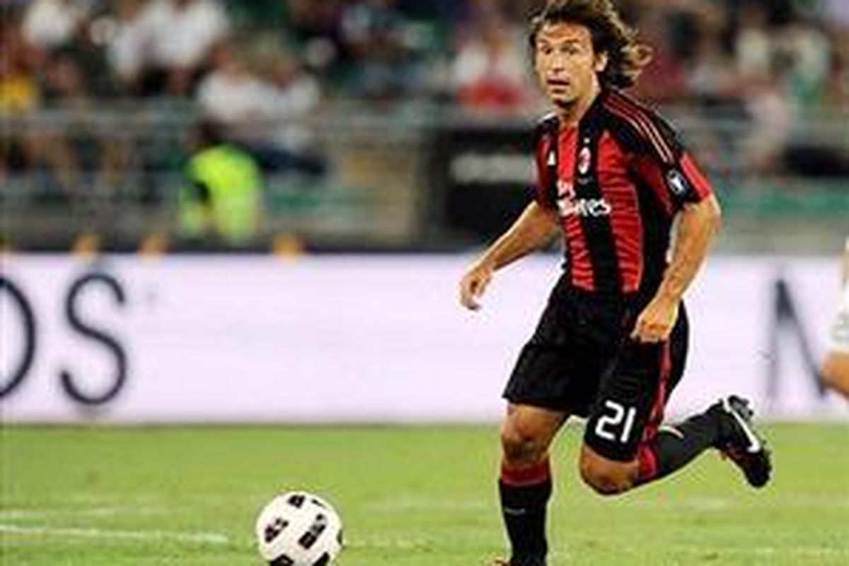 Gelandang AC Milan, Andrea Pirlo 
