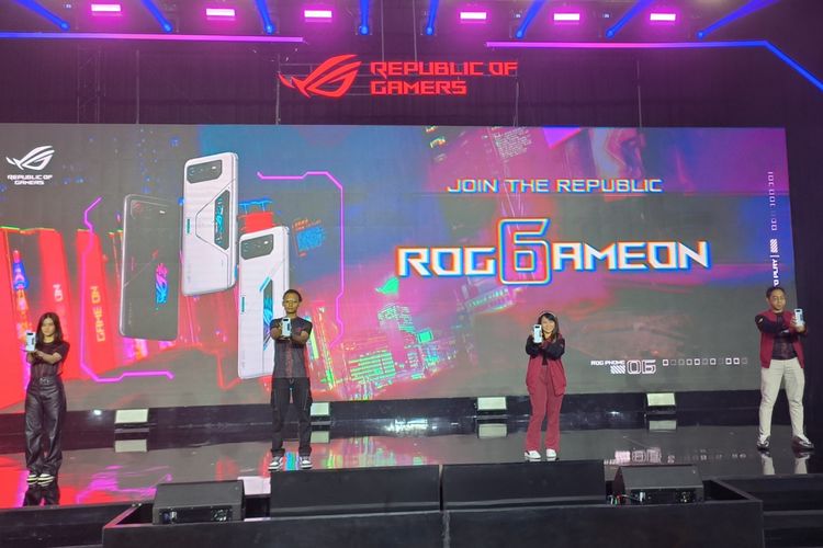 Peluncuran Asus ROG Phone 6 di Jakarta, Rabu (21/9/2022).
