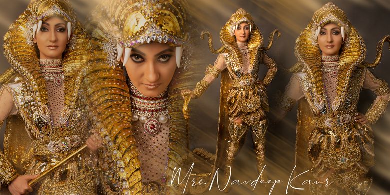 Kostum rancangan desainer Indonesia, Eggie Jasmin, berhasil dinobatkan sebagai Best National Costume dalam Mrs. World 2021. Kostum buatan Eggie dirancang khusus untuk Mrs. India World 2021, Navdeep Kaur, dengan mengangkat tema Kundalini Chakra.