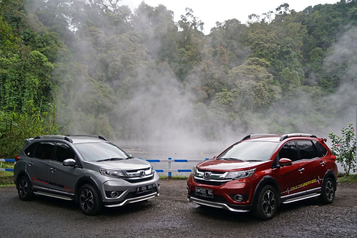 Honda BR-V di Kawah Kamojang, Garut.