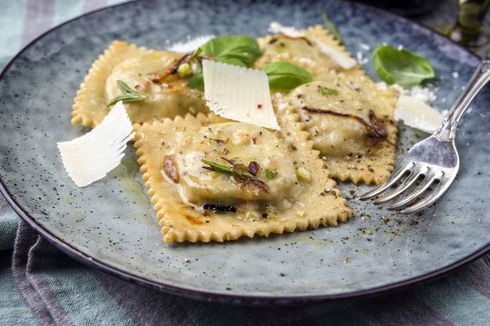 Resep Ravioli Isi Bayam dan Keju, Bikin Sekalian Adonan Pasta Dasar