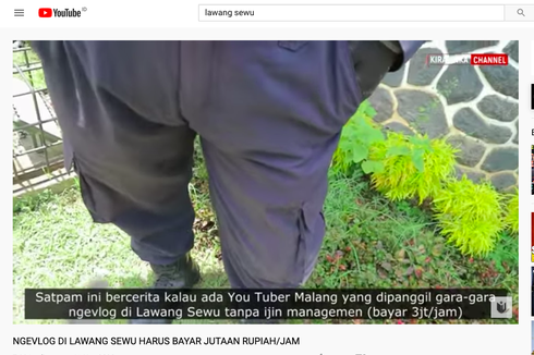 Viral Youtuber Ngevlog di Lawang Sewu Harus Bayar Rp 3 Juta Per Jam, Ini Penjelasan Pengelola