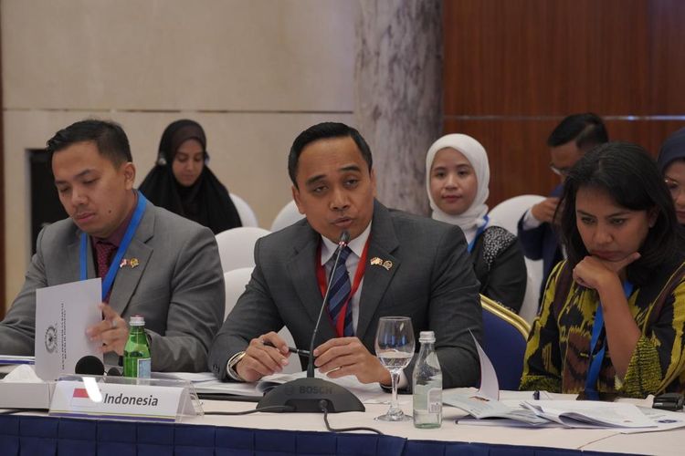 Wakil Ketua BKSAP DPR RI Putu Supadma Rudana memimpin delegasi dari Indonesia.