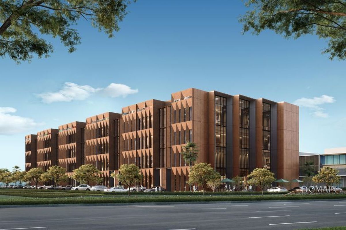 Domain Business Suites merupakan "?landmark" baru dengan karakter arsitektur modern dan fungsi komersial premium di kawasan Downtown Alam Sutera.