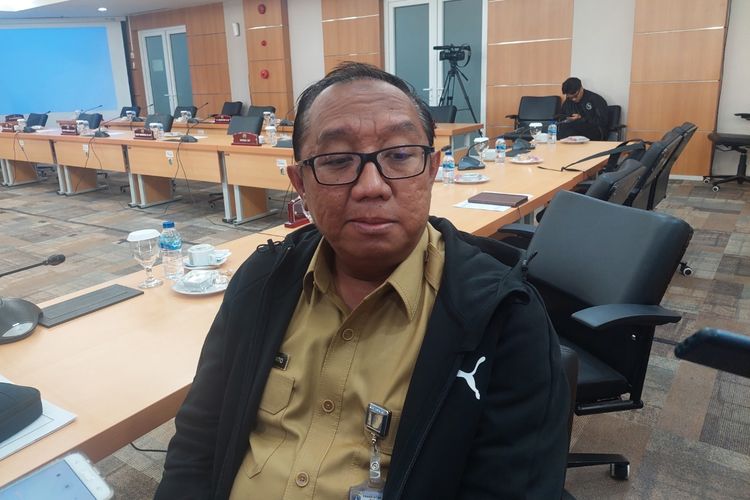 Kepala Dinas Lingkungan Hidup Asep Kuswanto saat ditemui di Gedung DPRD DKI Jakarta, Senin (20/3/2023).