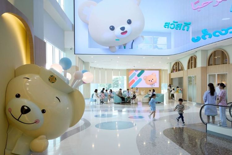 Ruangan khusus anak di Samitivej International Children's Hospital.