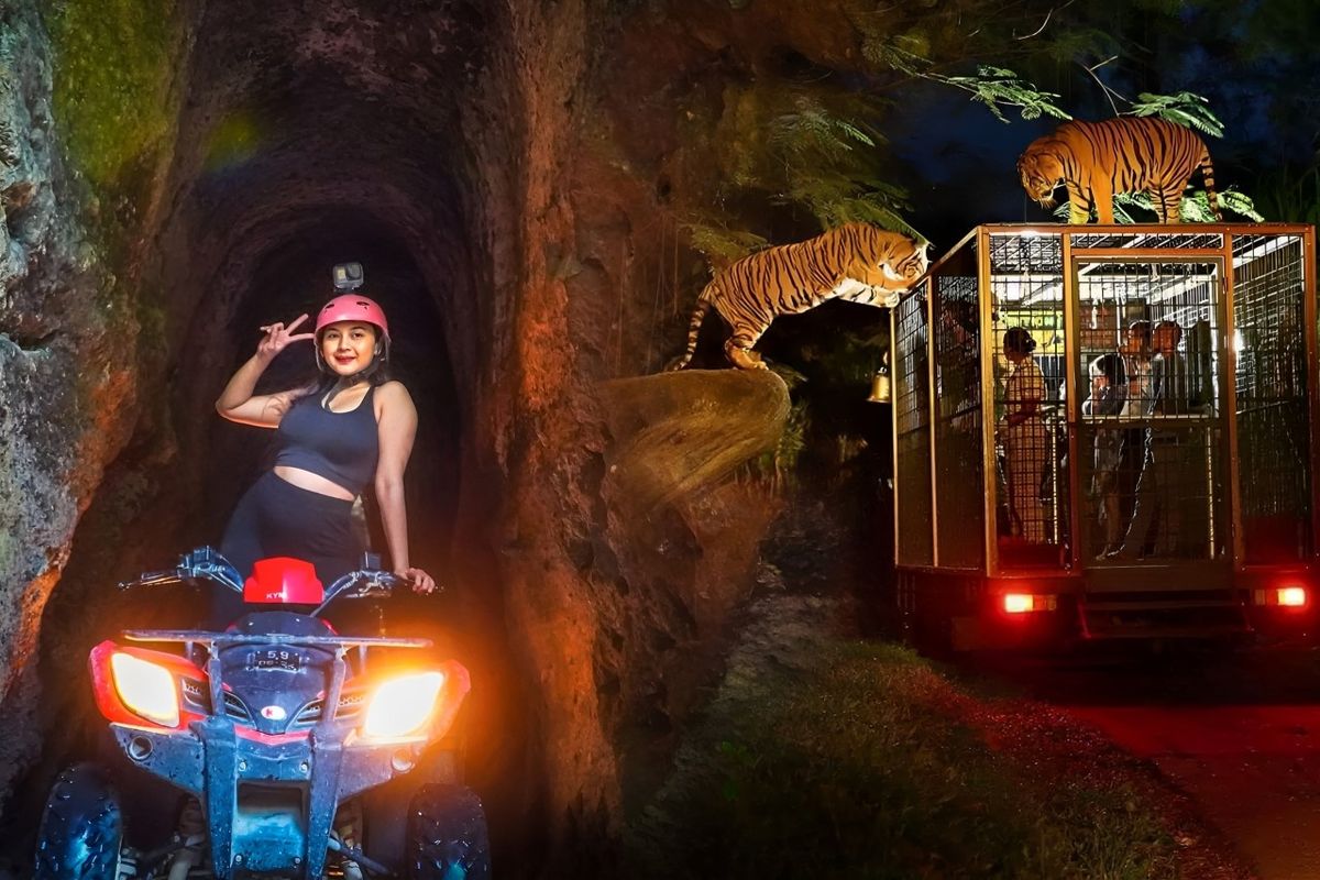 Kuber ATV Bali menawarkan pengalaman berkendara melintasi jalur-jalur ekstrem yang menantang, mulai dari jalur berlumpur, hutan tropis, hingga gua dan sungai kecil. 

