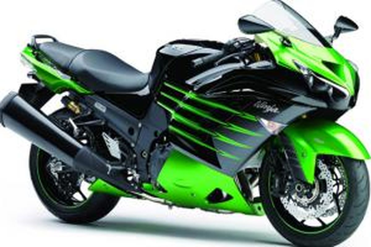 Kawasaki ZX-14R dengan suspensi Ohlins, sudah dijual di Indonesia sejak Agustus 2014.