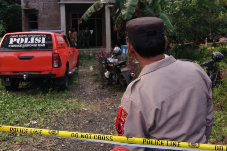 Lokasi penemuan mayat wanita muda di Desa Ayamputih, Kecamatan Buluspesantren, Kabupaten Kebumen, Jawa Tengah.