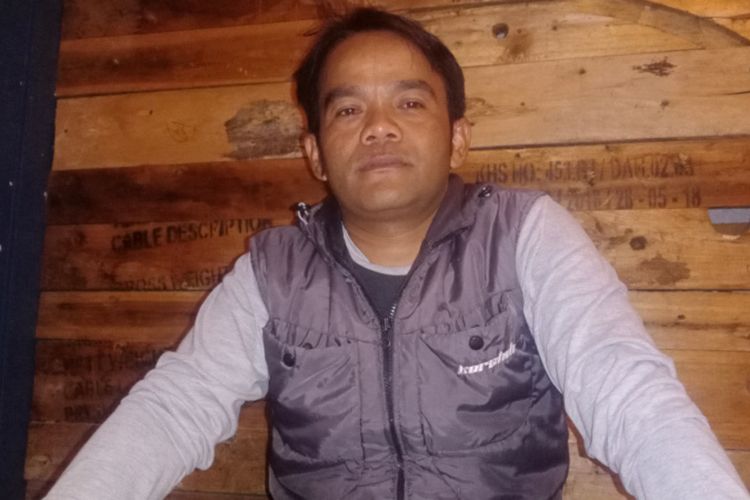 Asep Irfan, salah satu anggota Komunitas Relawan (Kawan) PMI Garut saat ditemui Jumat (9/6/2023) malam