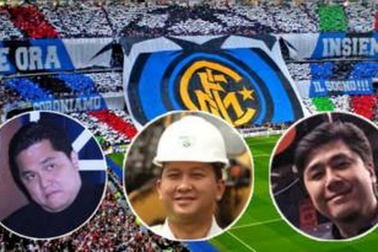Trio pengusaha asal Indonesia yakni Erick Thohir, Rosan Roeslani, dan Handy Soetedjo, Selasa (15/10/2013), diumumkan secara resmi sebagai pemilik baru Inter Milan. 