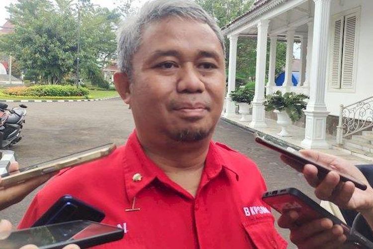 Kepala Badan Kepegawaian dan Pengembangan Sumber Daya Manusia (BKSDM) Kabupaten Cianjur Dadan Ginanjar saat diwawancarai di Pendopo Cianjur, Rabu (1/2/2023). 