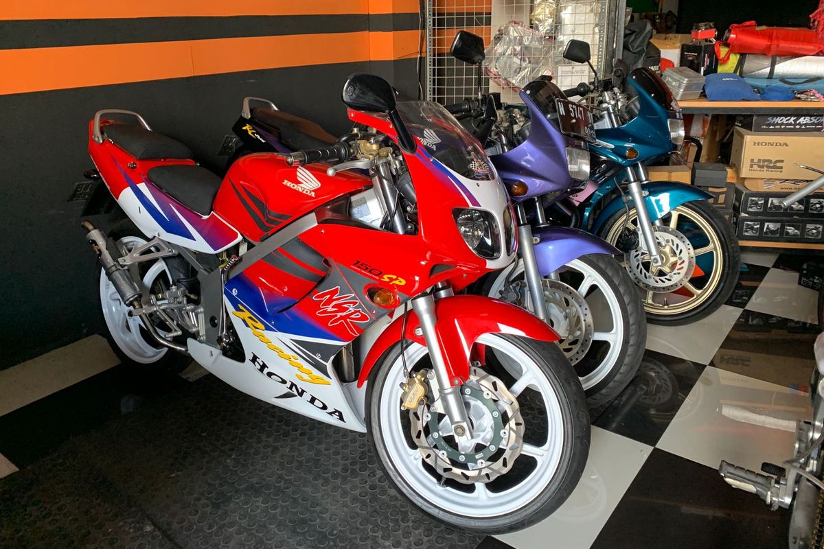 Honda NSR 150 di bengkel Patria Tehcno