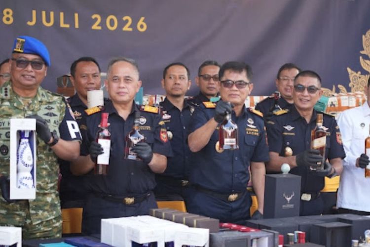 Bea Cukai Gagalkan 20.000 Botol Miras Ilegal Beredar di Bali, Nilainya Rp 12,55 Miliar