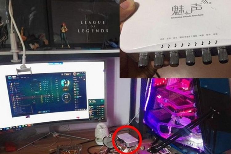 Polisi menyita komputer Wang, dan alat pengubah suara yang dipakai untuk menipu Huang hingga Rp 992 juta.