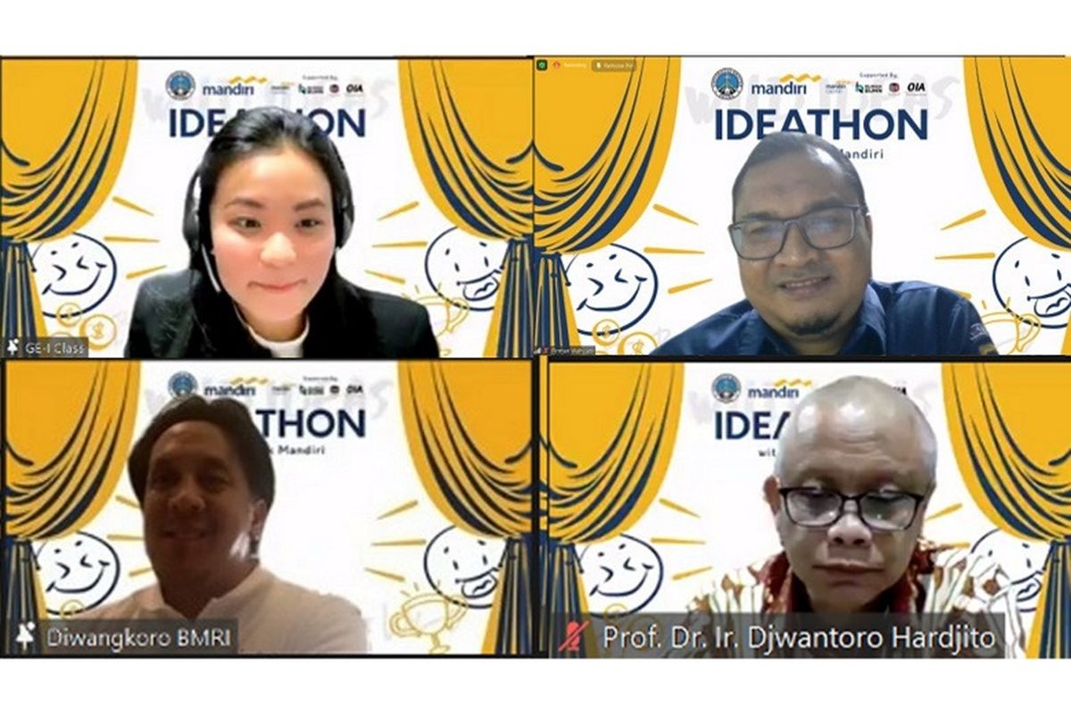 Webinar program IDEATHON with Bank Mandiri