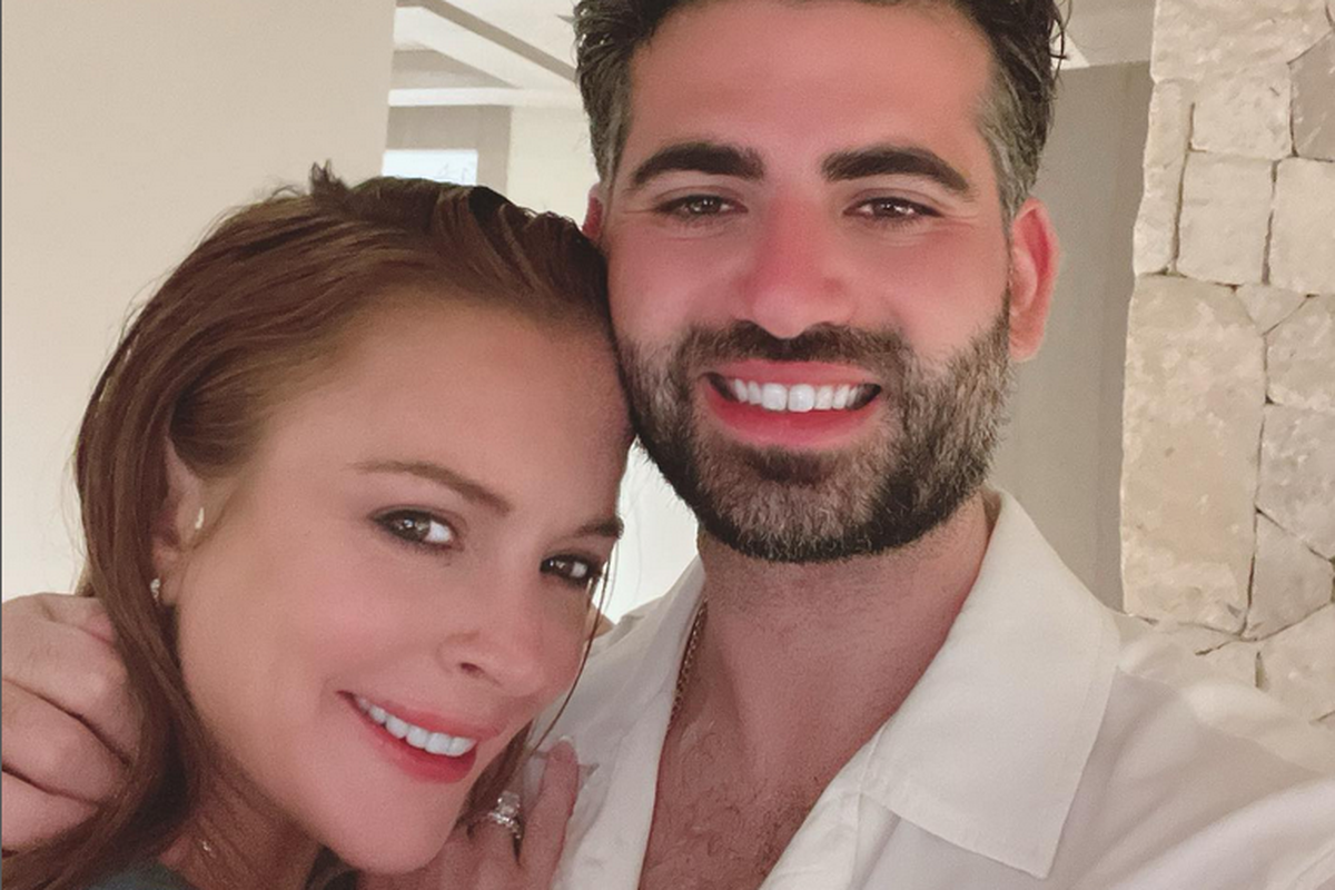 Aktris Lindsay Lohan menikah dengan Bader Shammas, pengusaha asal Kuwait.