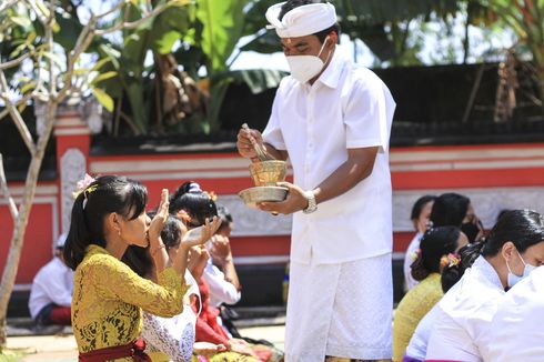 Masih Masa Pandemi, Perayaan Hari Raya Galungan di Palembang Sepi