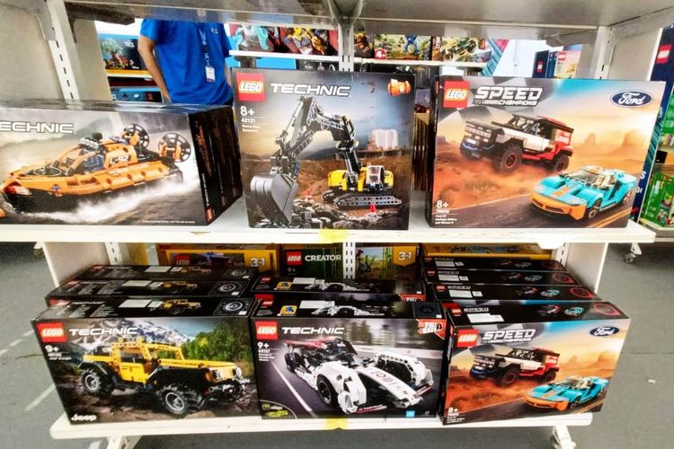 Sebagian koleksi Lego vehicles