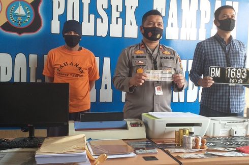 Polisi Tangkap Pelaku Pemalsuan STNK di Pekanbaru, Beraksi Sejak 2018