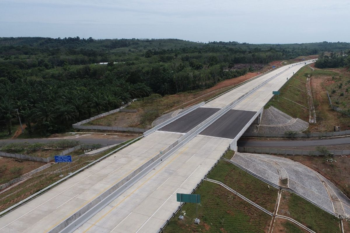 Ilustrasi Jalan Tol Trans-Sumatera (JTTS).