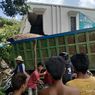 Truk Proyek KEK Mandalika Tabrak Toko di Kuta Lombok, 2 Orang Luka, 4 Motor Ikut Terlindas