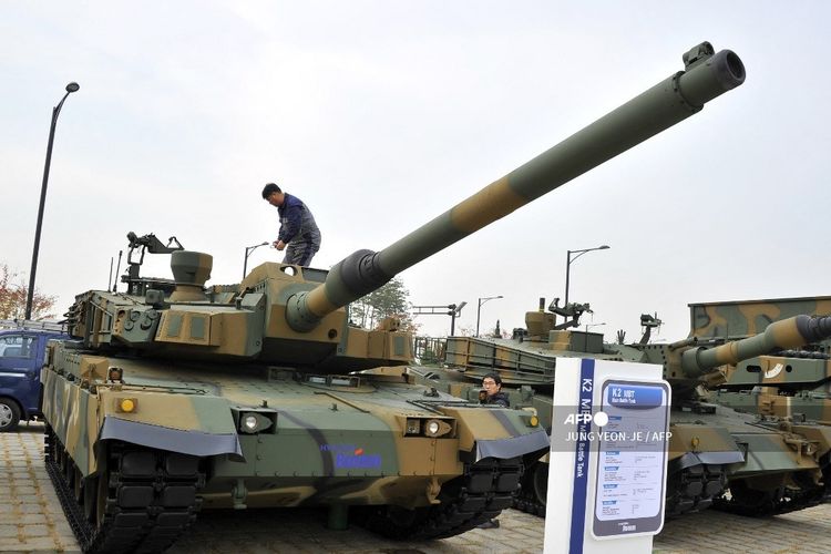 Main Battle Tank (MBT) buatan Korea Selatan K2 Black Panther