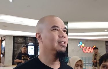 Ahmad Dhani saat ditemui di FX Sudirman, daerah Senayan, Jakarta Pusat, Kamis (19/9/2024). 